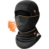 GXCROR Winter Balaclava Ski Mask,Windproof & Thermal,Face Mask for Skiing,Motorcycling,Fishing,Running