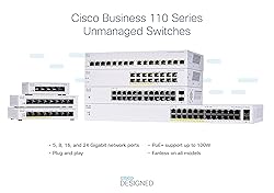 Cisco Business CBS110-24T 24-Port Unmanaged Gigabit