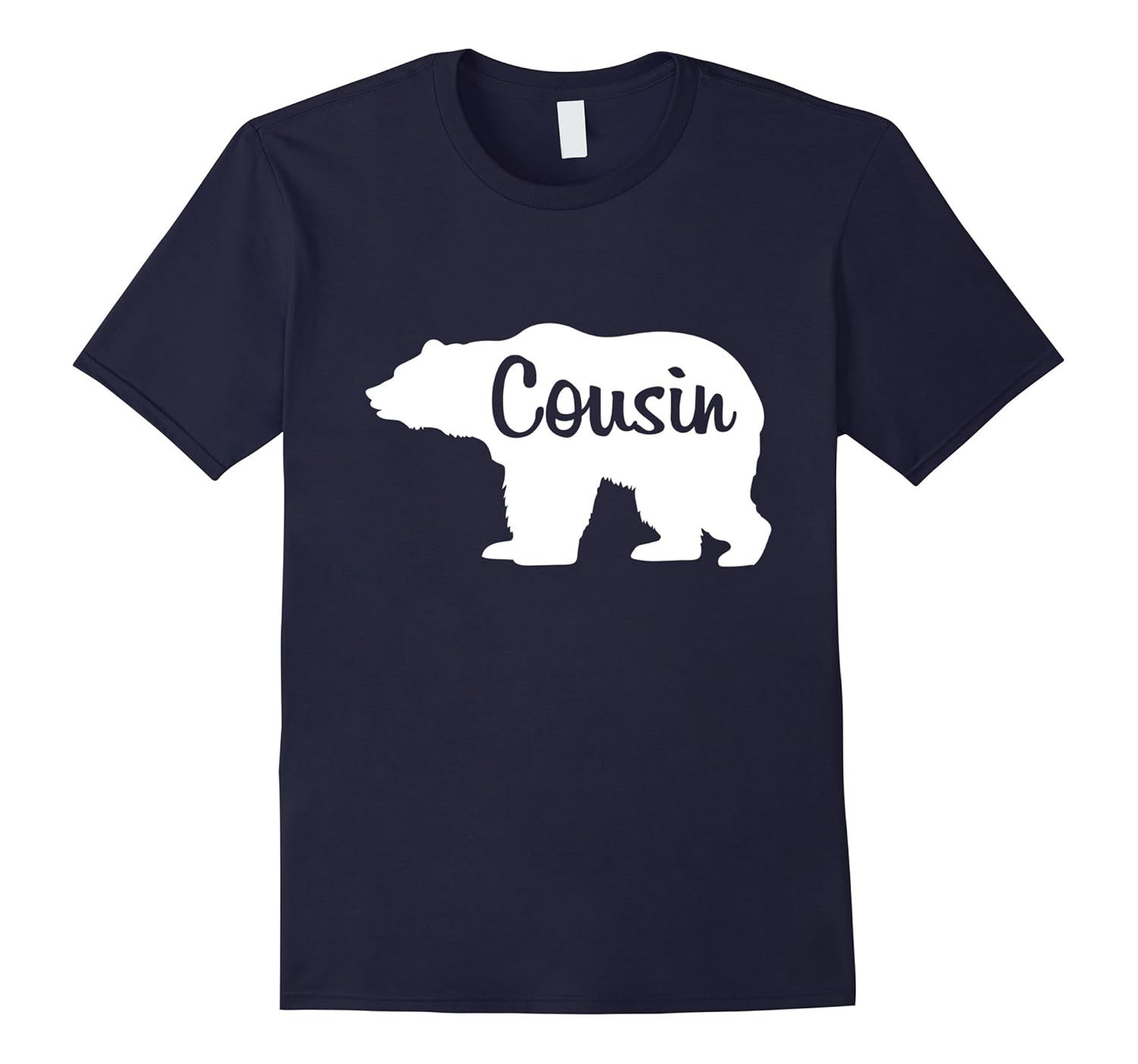 Cousin Bear Silhouette T-shirt-ANZ