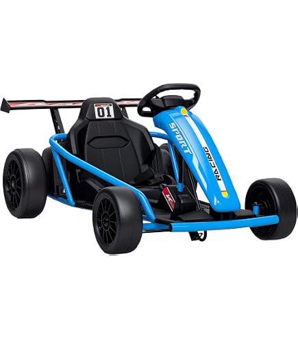 Amazon.com: Juguete de Go Kart para niños de 24 V durante más de 6