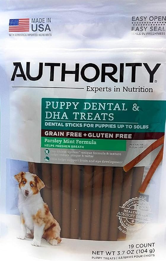 authority puppy dental sticks