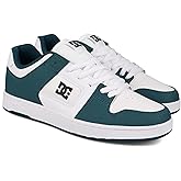 DC Men's Manteca 4 Skate Shoe, Teal/White/Black, 13