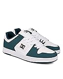 DC Men's Manteca 4 Skate Shoe, Teal/White/Black, 6.5