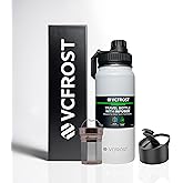 Tea Infuser Bottle Stainless Steel 20oz Insulated Loose Leaf Tea Travel Mug Leakproof BPA Free Reusable Water Bottle Double Wall Insulated Tea Tumbler with Two Lids for Hot and Cold Drinks