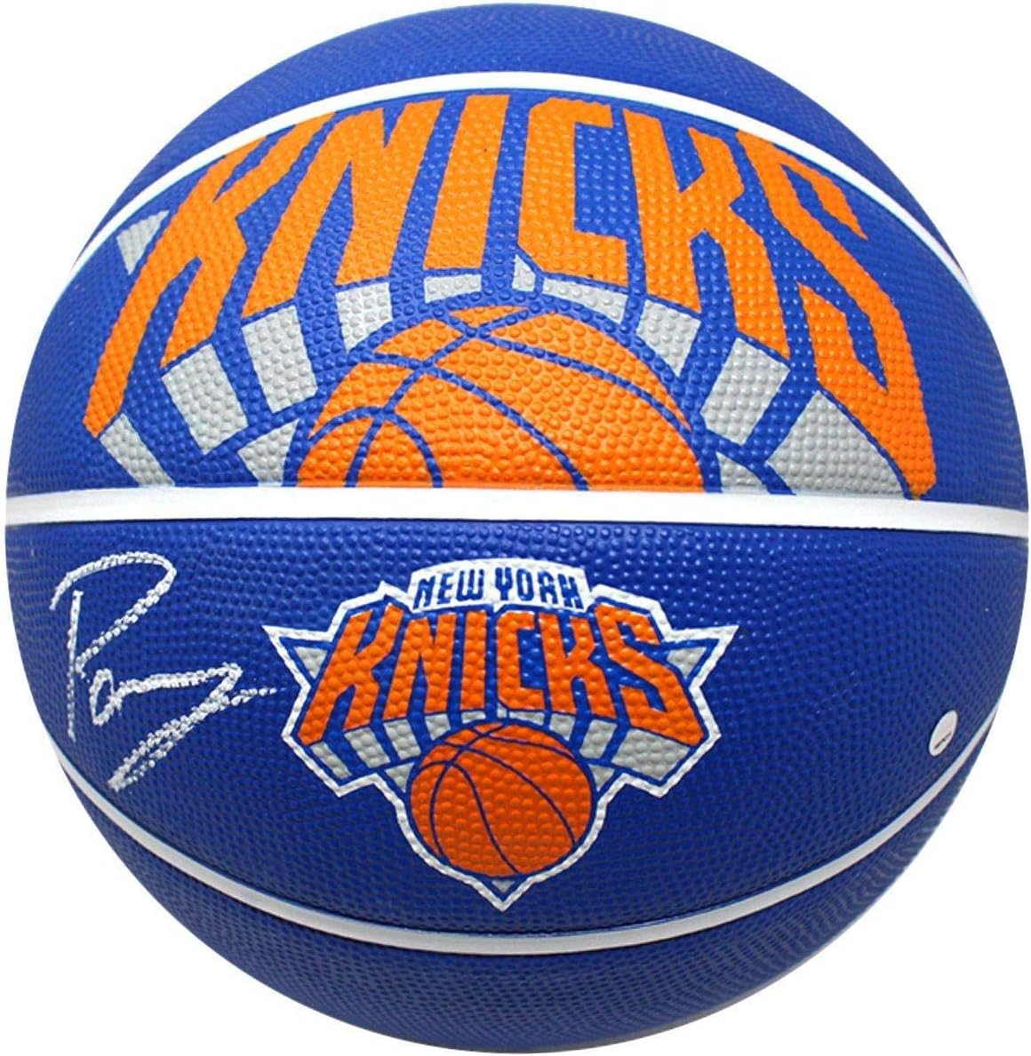 walt frazier signed basketball