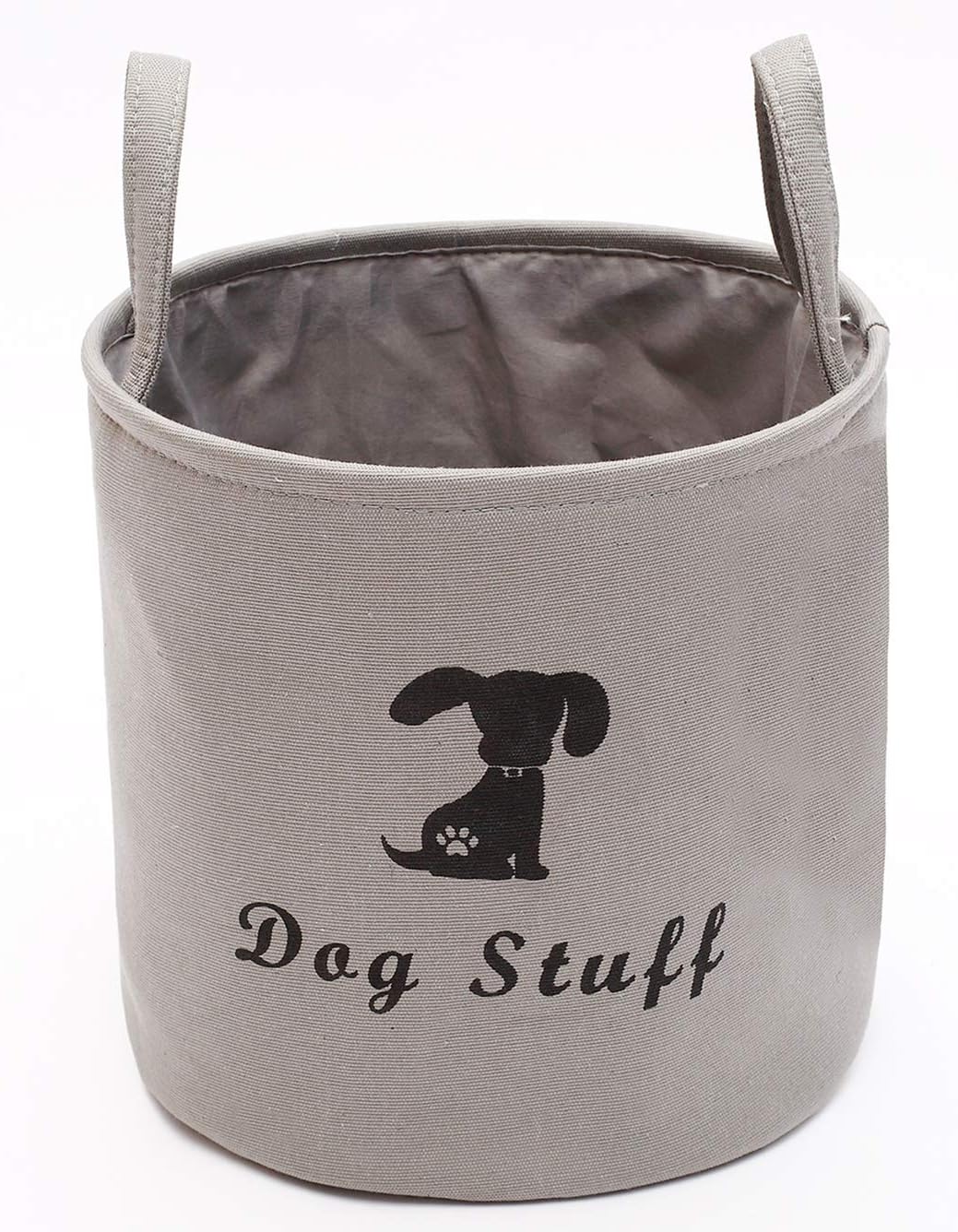 Morezi Polyester Round Dog Toy Box and Toy Bins, Dog