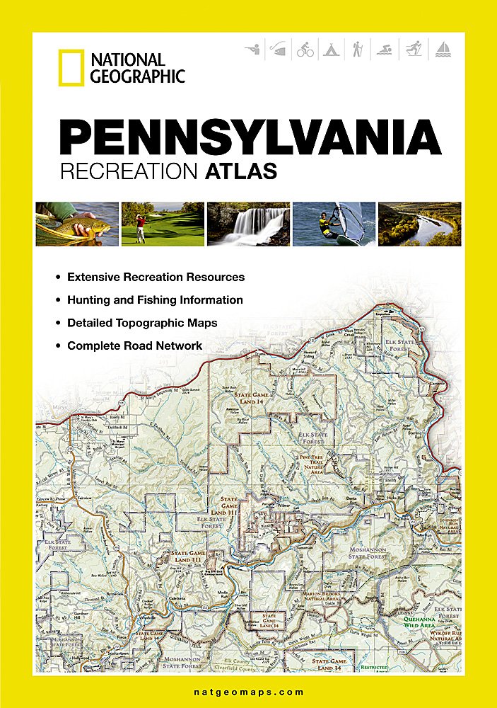 Pennsylvania Recreation Atlas (Nationwide Geographic Recreation Atlas)