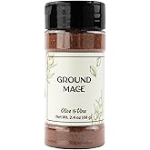 Olive &amp; Vine, Mace Ground, 2.4 Oz | For cooking, baking, and seasoning