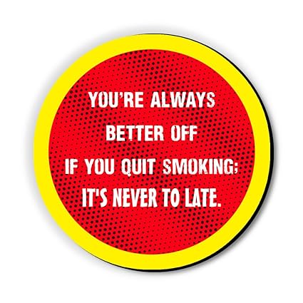 Quit Smoking Fridge Magnet/Multipurpose Magnet for Home/Kitchen / Office by Seven Rays
