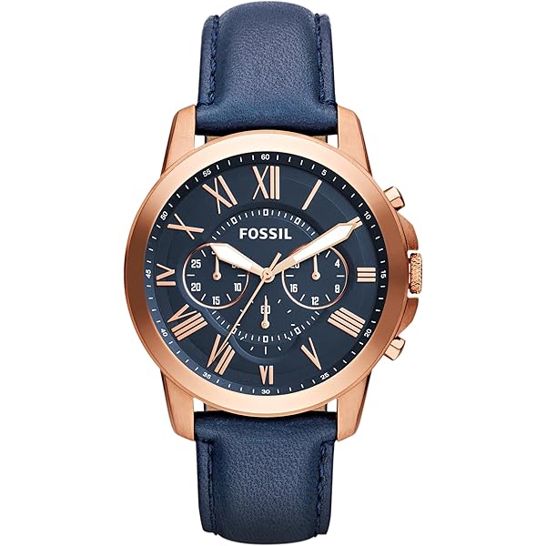 Amazon.com: Fossil Men's ME3029 Grant Automatic Watch with Blue