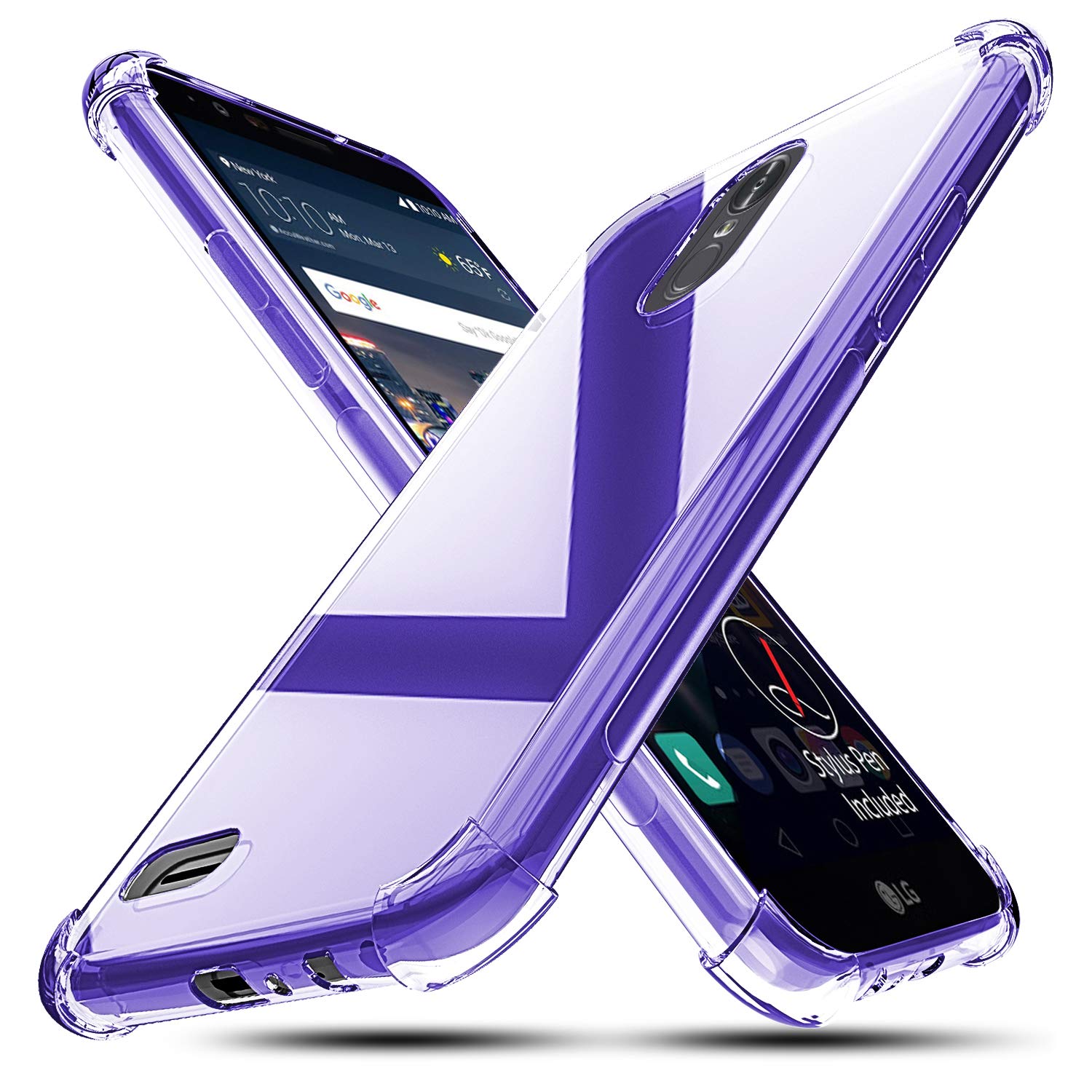Best lg stylo 3 purple case with kickstand