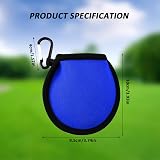 olyee 2 Pack Golf Ball Cleaner Pouch with Carabiner Red Blue view 6