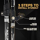 COVACURE Walking Poles 2 Pack Lightweight Collapsible 7075 Aluminum Foam Grip view 4