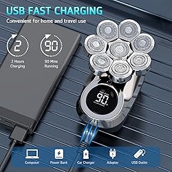 Head Shavers for Bald Men, 8D Upgraded 6-in-1 Bald