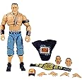 WWE John Cena Ultimate Edition Wave 5 Multiple-Pose 6-inch Action Figure, for 8 years and up, with Entrance Gear, Extra Heads & Swappable Hands