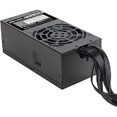 TFX 300W ESGAMING Flex ATX 300W Power Supply Support 115/220V Switch, 1x 20/24Pin Main Power, 1 x 12V(P4), 2 x PATA, 3 x SATA, 1 x Floppy, All Protections