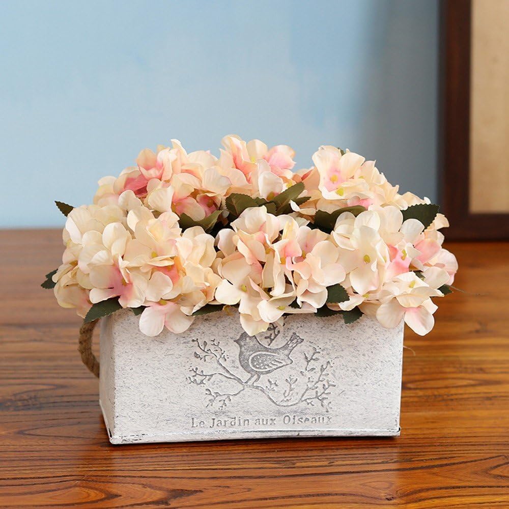 Jnseaol Artificial Flowers Artificial Flowers Fake Flowers Wok Diy Wall Living Room Bedroom Windowsill Party Kitchen Home Holiday Gifts Potted Plants Pink-04