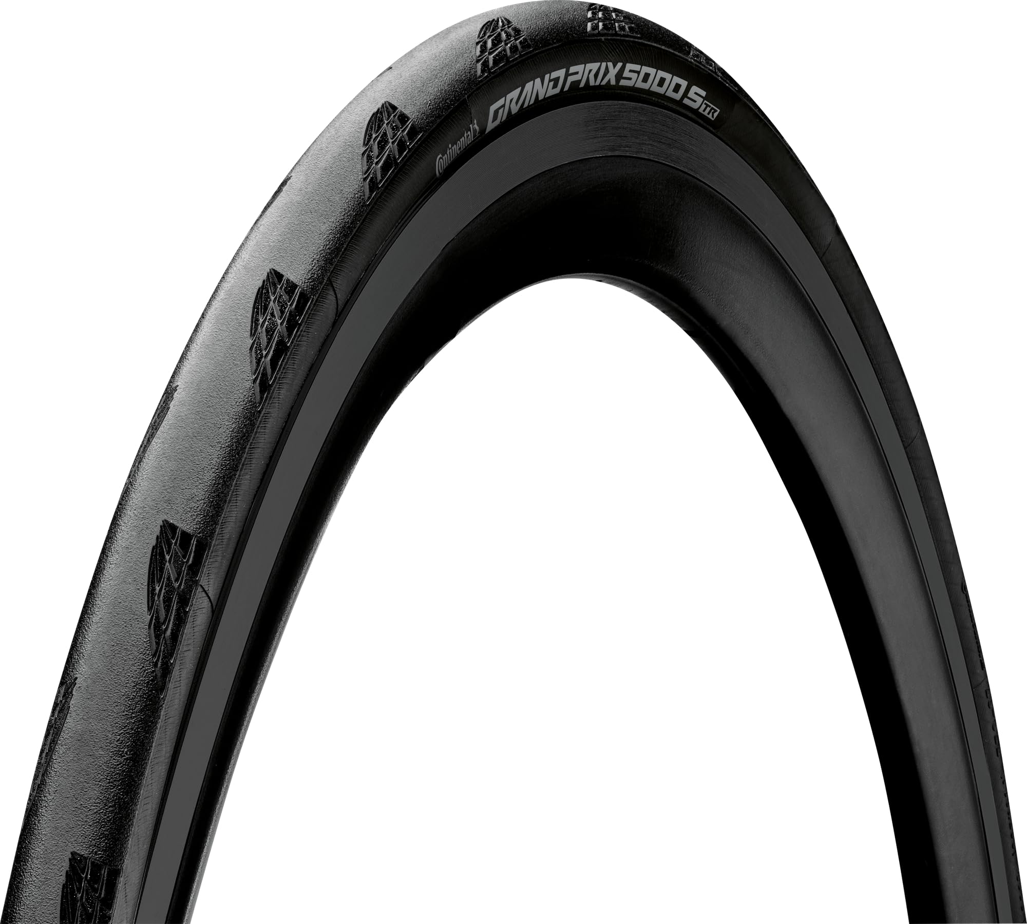 Photo 1 of Continental Grand Prix 5000 S TR - Black - Tubeless Road Bike Tire | Fast, Light, Durable - BlackChili, Vectran Breaker, LazerGrip, Active Comfort Technology 700x30