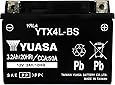 YUASA 台湾 ユアサ バイク用 バッテリー 液入り 充電済み (YTX4L-BS)