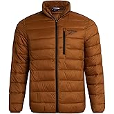 Reebok Mens Winter Jacket - Windproof Water Resistant Quilted Winter Coat - Lightweight Insulated Puffer Jacket for Men