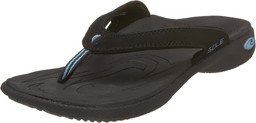sole women's sport flip flops