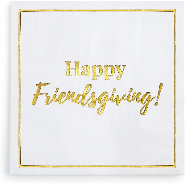 Happy Friendsgiving Cake Topper - Glitzernde Kuchen-Deko Für Thanksgiving Mit Ahornblatt & Kürbis Motiv