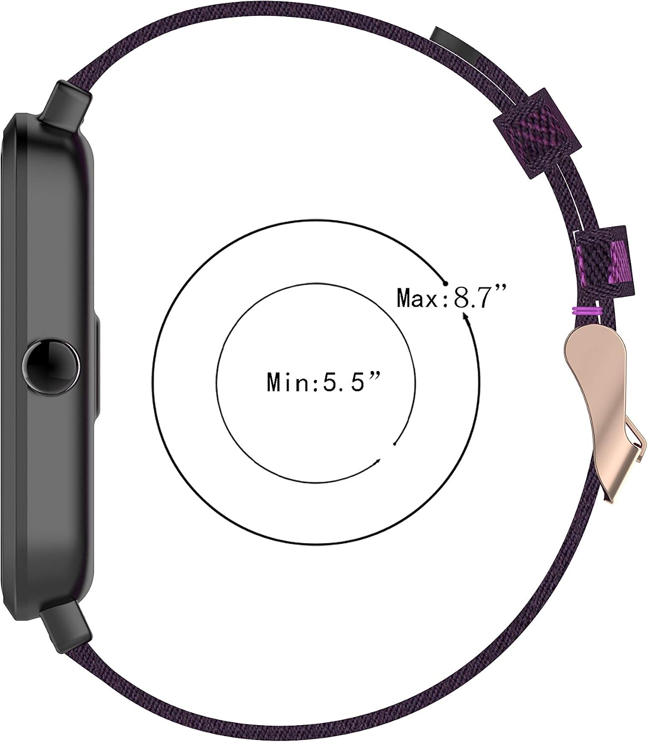 TenCloud Straps Compatible with Garmin Venu Sq 2/Venu 2 Plus Strap - Image 4