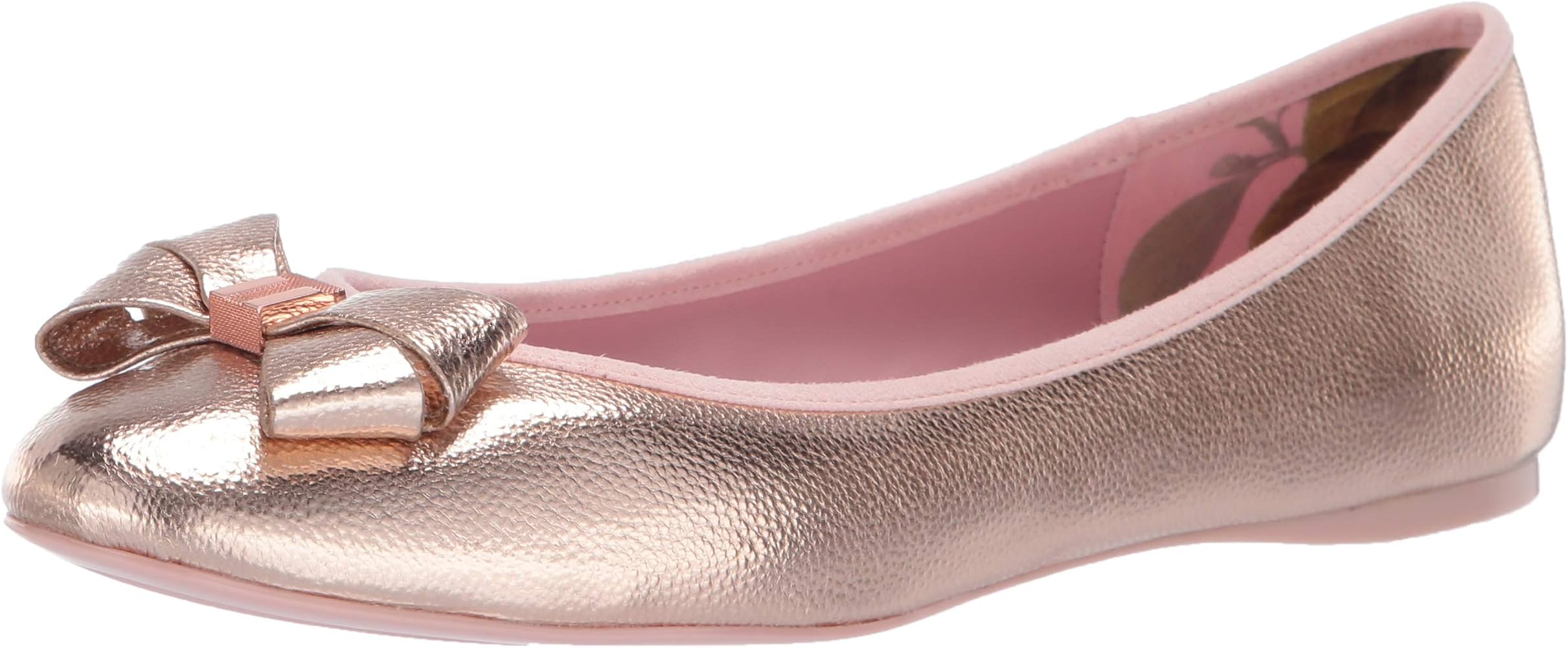 rose gold ballet shoes