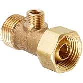 Do it 1/2 In. FIP x 1/2 In. MIP x 1/4 In. OD Brass Extender Tee