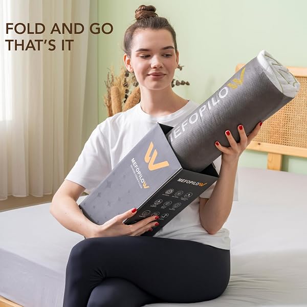 MEFOPILO MEMORY FOAM BEAUTY PILLOW FOR SLEEPING 26.77X13.78X2,76 + 0.79 INCHES PAD, HYDRA EXTRACT PILLOWCASE, ANTI-WRINKLE, ERGONOMIC NECK SUPPORT PILLOW, BACK, STOMACH, SIDE SLEEPER, WHITE