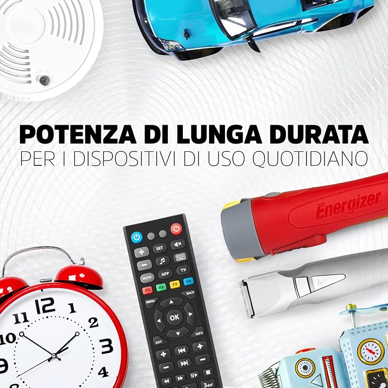 Alkaline Power Pile AA 1,5V, Lunga Durata (Confezione da 48)