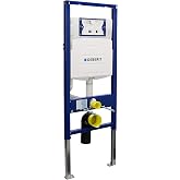 Duravit Geberit 111.335.00.5 DuoFix In-Wall System with Sigma Concealed Tank for 2x6 Wall Construction, white, large