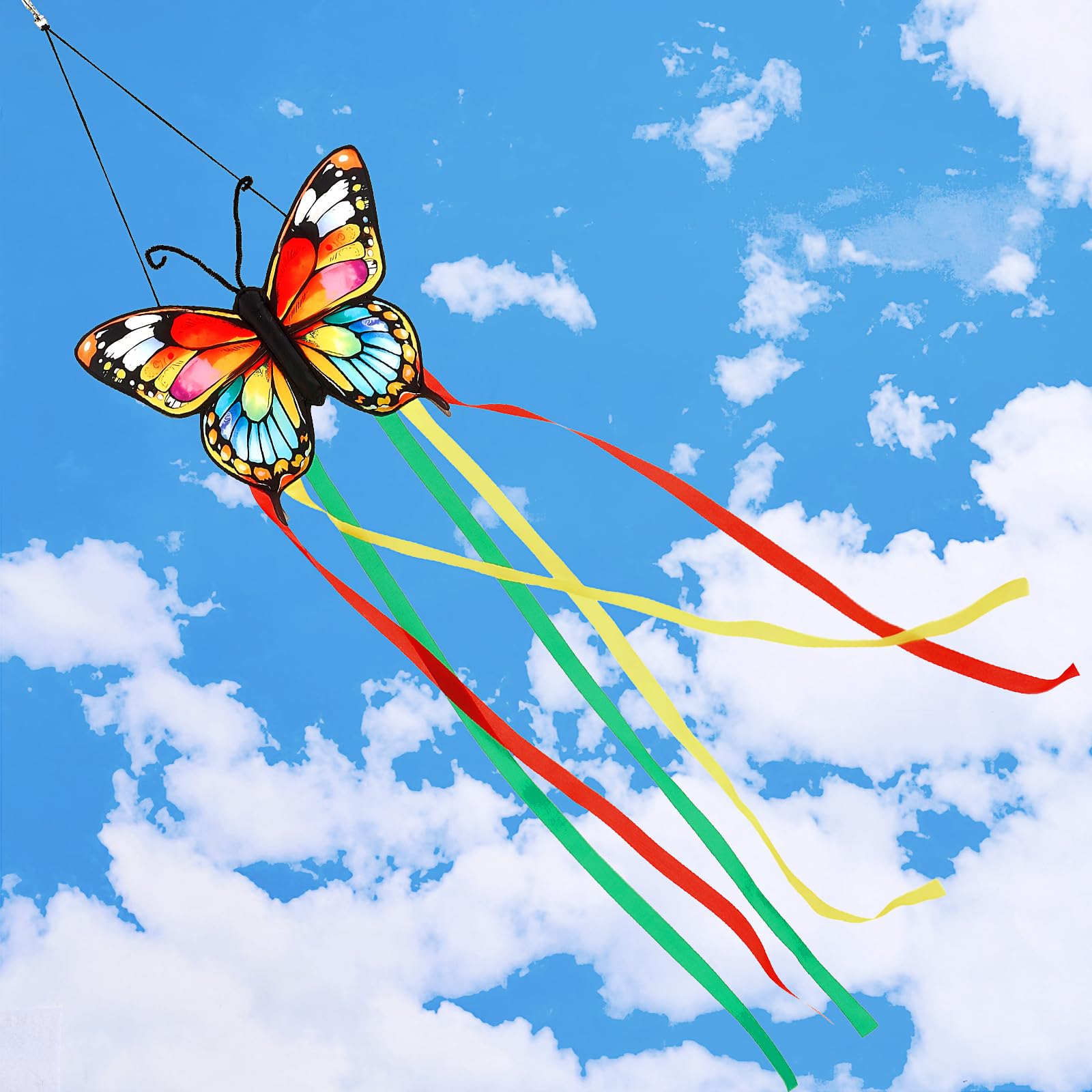 Photo 1 of Soulchen Butterfly Windsock for Outside Heavy Duty Wind Socks Spring Summer Durable Outdoor Hanging Flag Wind Decoration for Yard Garden Patio Boat Home Decoration