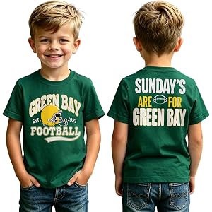 CM C&M WODRO Toddler Baby Boy Girl Football Shirt Funny Letter Print Game Day T-Shirt Kid Short Sleeve Sports Fans Tee Tops