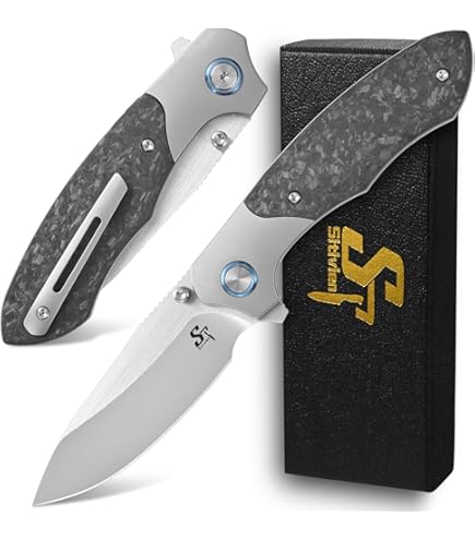 Amazon.com : Sitivien ST992 Folding Pocket Knife,Handmade M390