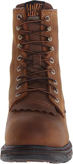 ariat men's workhog 8 lace up composite work boots