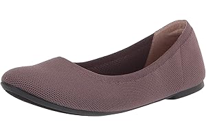 �鶹�� Essentials Women's Ballet Flat, Mauve Knit, 9.5 B US