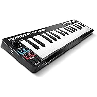 M-Audio Keystation Mini 32 MK3 - USB MIDI Keyboard Controller with 32 Velocity Sensitive Mini Keys and Recording Software Inc