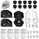 Football Helmet Fastener Part for Riddell Speedflex Youth &amp; Adult Helmet | Replace for Speedflex Thumb Screws, Chinstrap Cam Lock Housing, Football Helmet Chin Strap Clips and Bladder Valve Screws