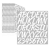 Llewyn 380 Pcs 10 Sheets Letter Stickers,Self