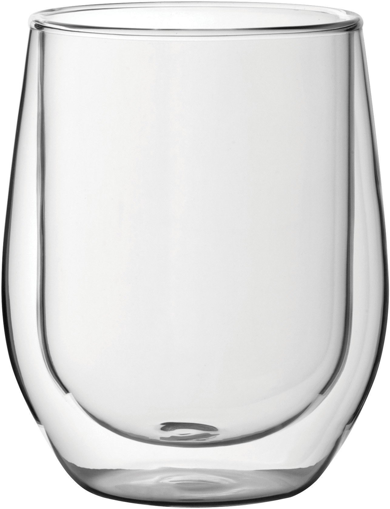 Utopia CP882 Double Walled Whiskey Glass, 330 mL (Pack of 6)