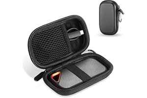 Hard Case for SanDisk Extreme Portable External SSD, Portable Travel Case for Sandisk Solid State Drive Shockproof Water Resi