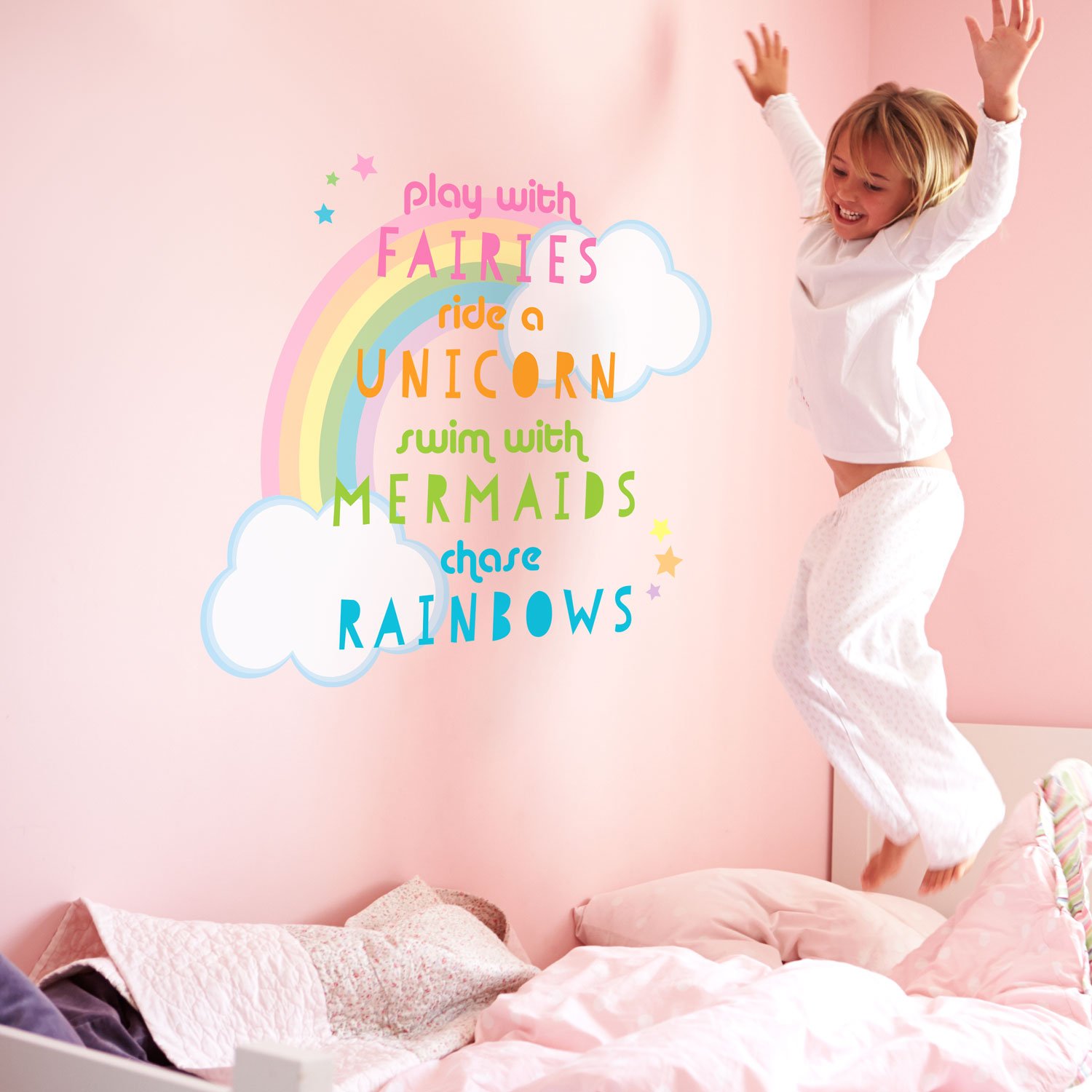 Unicorn quote wall sticker (Large size)