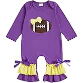 Rourufy Valentines Baby Girl Outfit Newborn Heart Polka Dot Ruffle Onesie One Piece Jumpsuit Infant Spring Cute Clothes