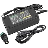 Kastar AC Adapter, Power Supply 12V 6A 72W, Tip Size 5.52.5mm for LCD Monitor, LCD TV, 5050 3528 5630 LED Strip Light, Tape L