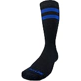CloudLine Men’s and Women’s Merino Wool Graduated Compression Socks - Light Cushion, Moisture Wicking, Made in USA - 1 Pair