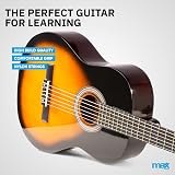 MAX SoloArt Sunburst Acoustic Guitar Starter Kit with 6 Months Lessons view 2