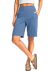 G Gradual Women's Bermuda Long Shorts with Pockets
