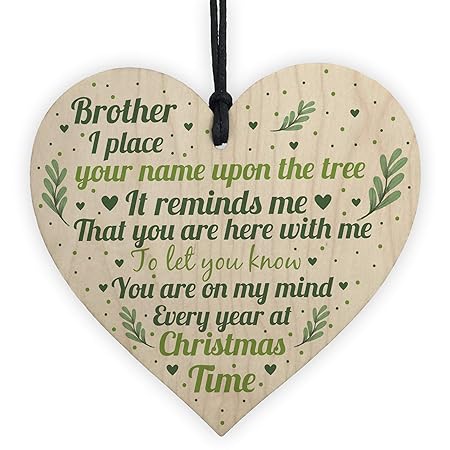 Red Ocean Brother Memorial In Loving Memory Handmade Wooden