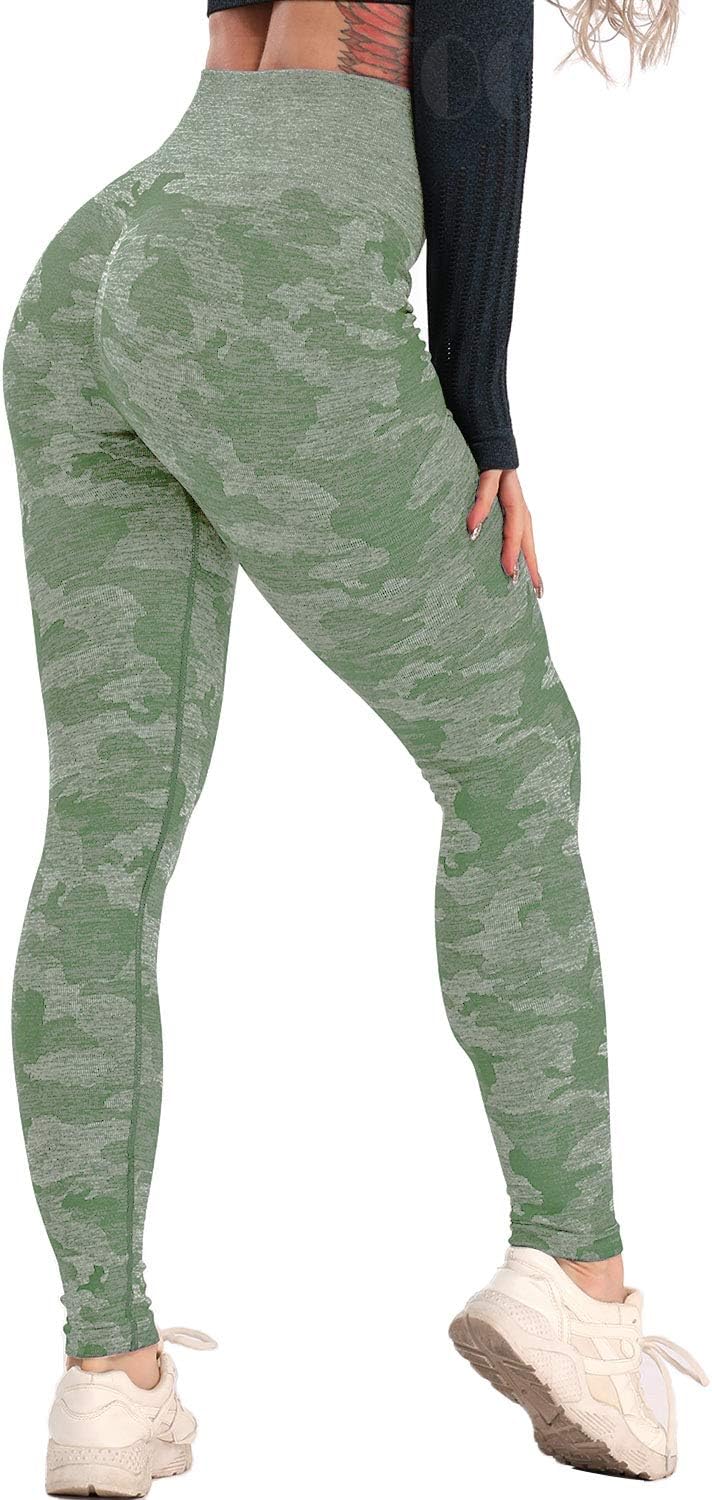 FITTOO Womenโs Seamless Leggings Ankle Yoga Pants Tummy Control Running Workout Tights
